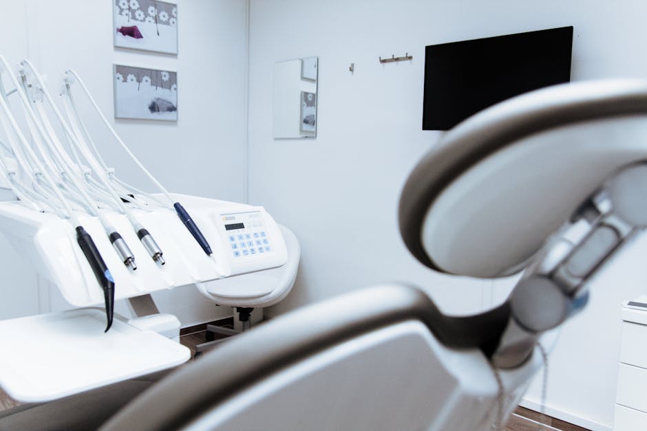 Modern eye care clinic interior with comfortable seating